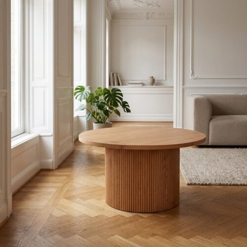 Boavista Sofabord i MDF med Træ look Fra House Nordic | ø80x45 cm - Billede 1