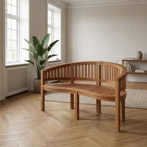 Boca Banan Bænk i Massiv Teaktræ fra House Nordic | 60x150x85 - Billede 1