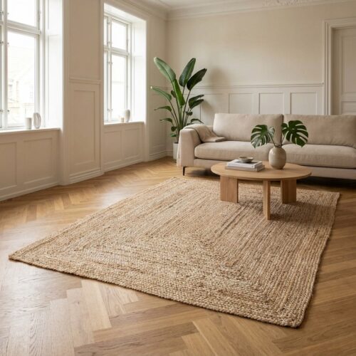 Bombay tæppe i jute Fra House Nordic | 180x240 cm - Billede 1