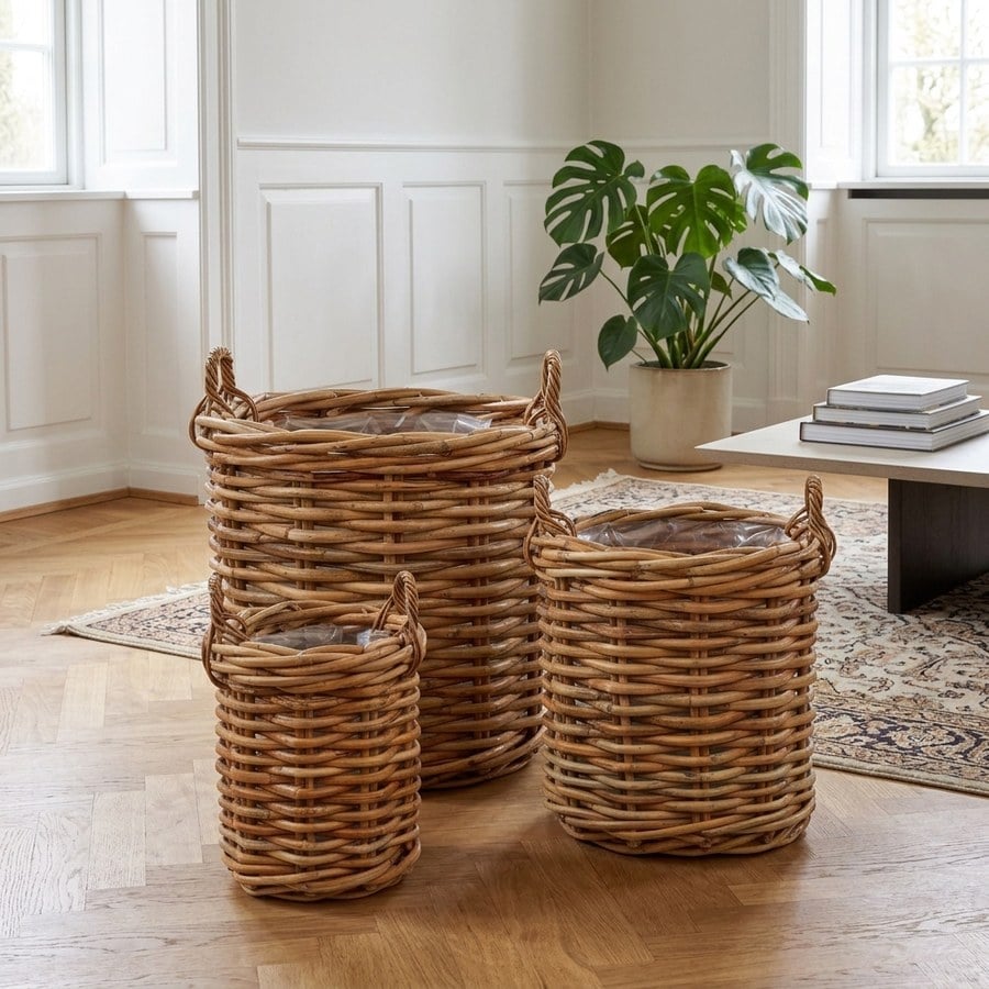 ai-miljoe-1-burton-kurve-af-naturfarvet-rattan-s-t-af-3-fra-house-nordic-38-50-62xh36-43-53cm-194471 Burton Kurve af Naturfarvet Rattan | Sæt af 3 fra House Nordic | Ø38/50/62xH36/43/53cm - Billede 1