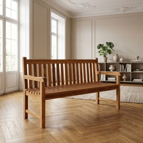 Cabo Havebænk i Massiv Teaktræ fra House Nordic | 150x62x92 cm - Billede 1