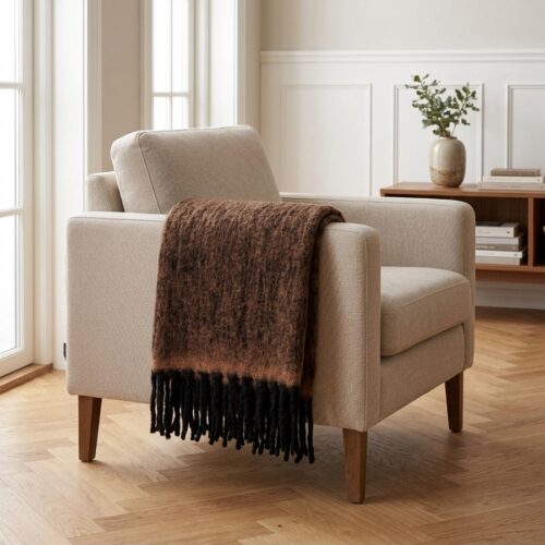 Carmel plaid i bomuld fra House Nordic | 170x130 cm - Billede 1