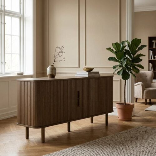 Cavo Skænk i Røget Egetræsfinér fra Unique Furniture | B160xH76xD45cm - Billede 1
