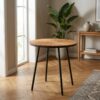 ai-miljoe-1-cleveland-caf-bord-med-massiv-teaktr-s-bordplade-fra-house-nordic-70x74-cm-175852 Cleveland Cafébord med Massiv Teaktræs bordplade Fra House Nordic | ø70x74 cm - Billede 1