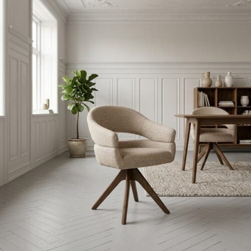 Dover Spisebordsstol i Natur fra House Nordic | 58x61x83cm - Billede 1