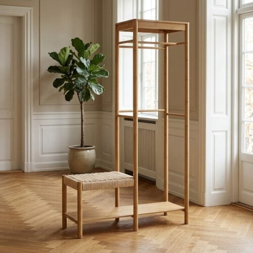 Ember Tøjstativ Fra House Nordic | Bambus - 165x95x36cm - Billede 1