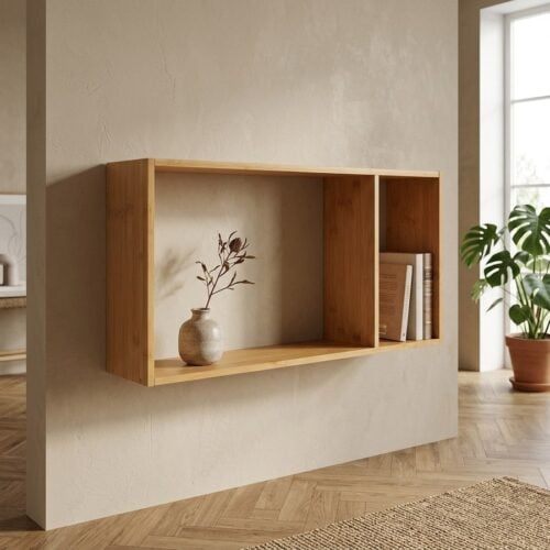 Ember Væghylde i Bambus Fra House Nordic | 70x15x35,5 cm - Billede 1