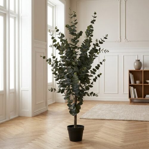 Eukalyptus Træ - Kunstig Plante i Grøn Fra House Nordic | PE Plastik - H:120 cm - Billede 1