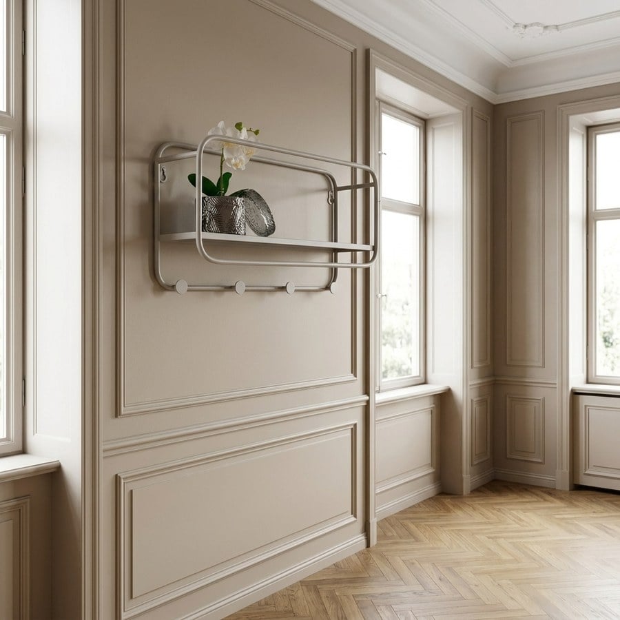 ai-miljoe-1-feira-hattehylde-i-sandfarvet-st-l-fra-house-nordic-45x15x25-cm-175354 Feira Hattehylde i Sandfarvet Stål Fra House Nordic | 45x15x25 cm - Billede 1