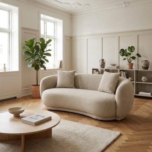 Hawkes 2,5 Personers Sofa i Sand fra House Nordic | 96x190x74cm - Billede 1