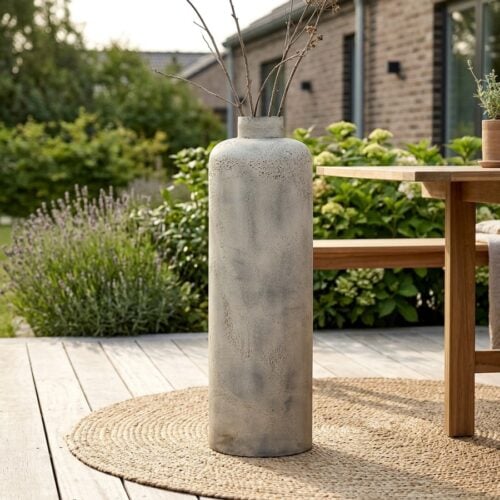 Hou Dekorationskrukke i Antik Beige fra House Nordic | Ø24xH78,5cm - Billede 1