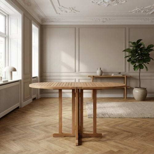 Huelva Cafébord i Teaktræ fra House Nordic | L120xB60xH75cm - Billede 1