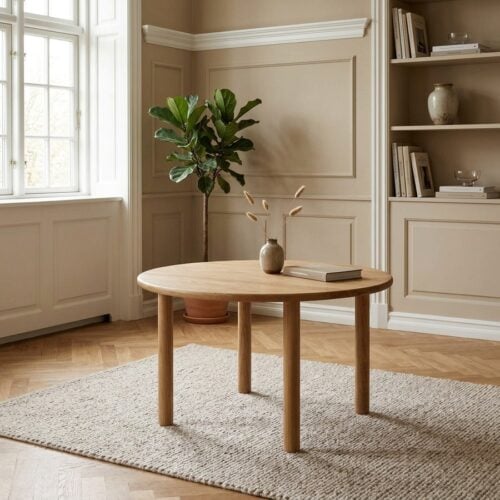 Jena Sofabord i 100% Massiv Egetr&aelig; fra House Nordic | &Oslash;70xH40cm - Billede 1