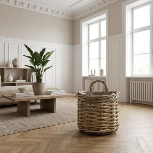 Keli Kurv i Natur fra House Nordic | 23x37x27cm - Billede 1