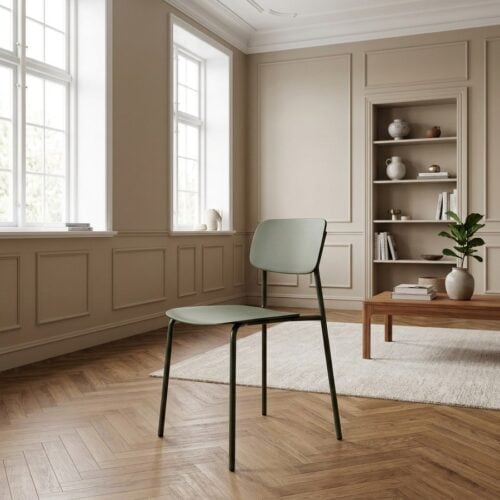 Kirkland Spisebordsstol i Olivengrøn Polypropylen fra Unique Furniture | B43,5xD51xH79 cm - Billede 1