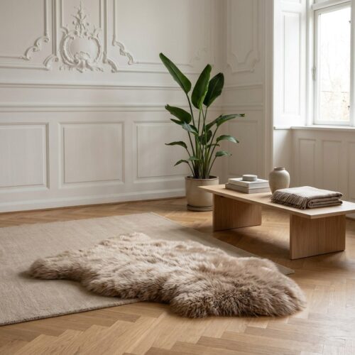 Lammeskind i Lysebrun fra House Nordic | 50x85x5cm - Billede 1