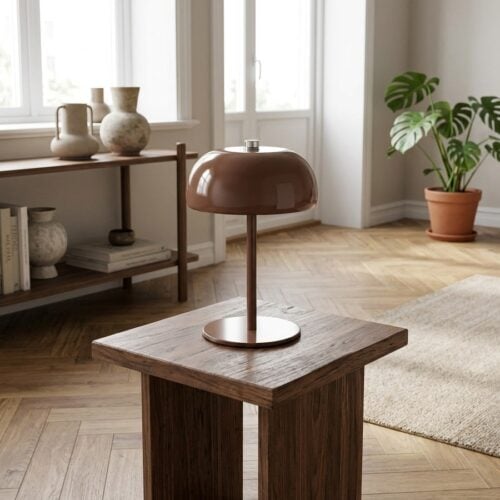 Margate Bordlampe i Brun fra House Nordic | Ø13xH18cm - Billede 1