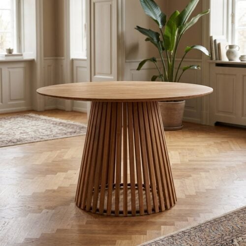 Nashville Spisebord i Teak fra House Nordic | Ø130xH74cm - Billede 1