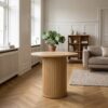 ai-miljoe-1-nola-sofabord-i-natur-egetr-fra-unique-furniture-50xh55cm-237136 Nola Sofabord i Natur Egetræ fra Unique Furniture | Ø50xH55cm - Billede 1