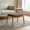 Olvera Fodskammel i 100% Massiv Egetræ og Polyester fra House Nordic | L43xB535xH38cm - Billede 1