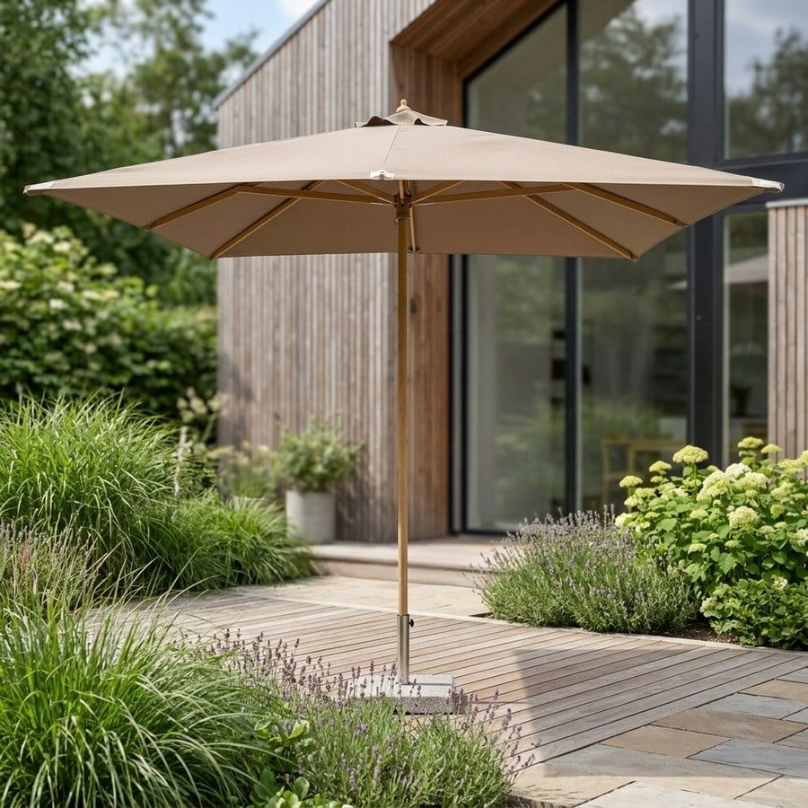 ai-miljoe-1-orlando-parasol-i-sandfarve-med-massiv-tr-stok-fra-house-nordic-300x300-cm-175964 Orlando Parasol i Sandfarve med Massiv Træstok Fra House Nordic | 300x300 cm - Billede 1