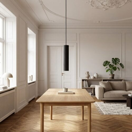 Paris Pendel Lampe i sort stål Fra House Nordic - Billede 1