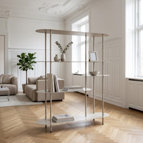 Rieti Reol i Sand fra House Nordic | 31x118x139cm - Billede 1