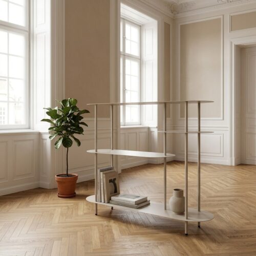 Rieti Reol i Sand fra House Nordic | 31x118x97cm - Billede 1
