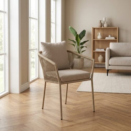 Salerno Spisebordsstol i Sand fra House Nordic | 60x61x78cm - Billede 1