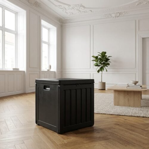 Sobra Hyndeboks i Sort fra House Nordic | 42,8x42,8x46,4cm - Billede 1
