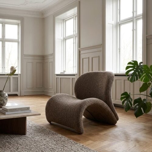 Sofia Loungestol i Brun fra House Nordic | 76x83x72cm - Billede 1