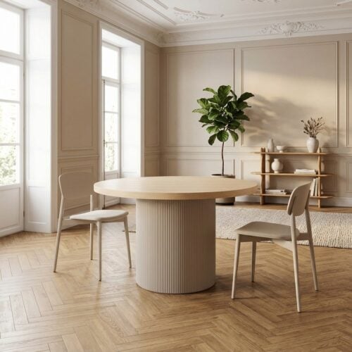 Solva Spisebord i Ask Natur/Sand Ø120x75cm fra House Nordic - Billede 1