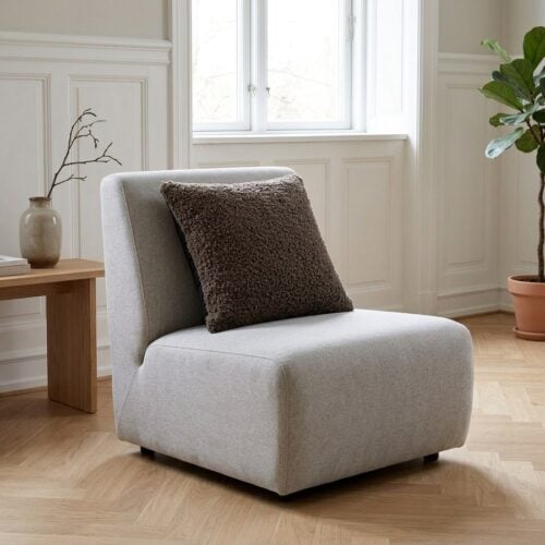 Tavira Pude i Mørkegrå Bouclé fra House Nordic | 45x45 cm - Billede 1