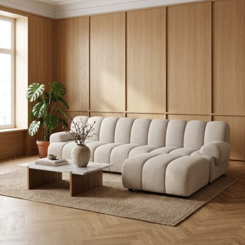 Taza 3,5 personers modulsofa i Sand fra House Nordic | 95-175x275x77cm - Billede 1