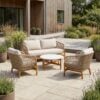 ai-miljoe-1-terracina-lounges-t-i-beige-hynder-og-flet-p-stel-af-massiv-acaciatr-fra-house-nordic-2-stole-1-sofa-1-bord-175846 Terracina Loungesæt i Beige hynder og flet på stel af Massiv Acaciatræ Fra House Nordic | 2 Stole + 1 Sofa + 1 Bord - Billede 1
