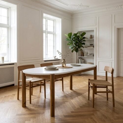 Terracina Spisebord i Natur/Hvid fra House Nordic | 95x210x76cm - Billede 1