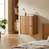 ai-miljoe-1-townsville-fingertappet-v-ghylde-sengebord-med-l-ge-i-100-massiv-egetr-fra-house-nordic-b18xl30xh30cm-206843 Townsville Fingertappet Væghylde/Sengebord med låge i 100% Massiv Egetræ fra House Nordic | B18xL30xH30cm - Billede 1