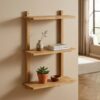 ai-miljoe-1-townsville-v-ghylde-i-100-massiv-egetr-fra-house-nordic-l50xb20xh75cm-206920 Townsville Væghylde i 100% Massiv Egetræ fra House Nordic | L50xB20xH75cm - Billede 1