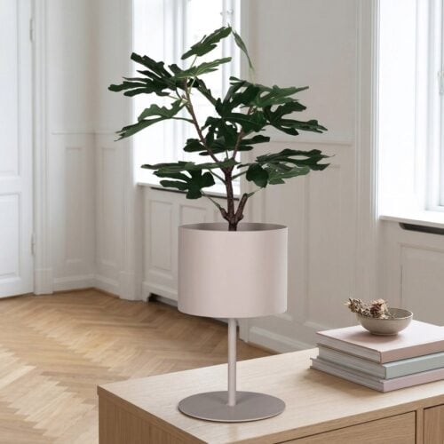 Trofa Urtepotte i Sandfarvet Stål Fra House Nordic | ø21,5x36 cm - Billede 1
