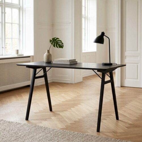 Vojens skrivebord i Massiv Gummitræ fra House Nordic | H75 x120 x60 cm - Billede 1