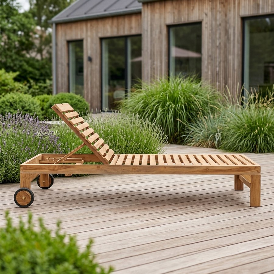 ai-miljoe-2-andorra-solvogn-i-teaktr-fra-house-nordic-l200xb62xh30cm-uden-hynde-208112 Andorra Solvogn i Teaktræ fra House Nordic | L200xB62xH30cm (Uden Hynde) - Billede 2
