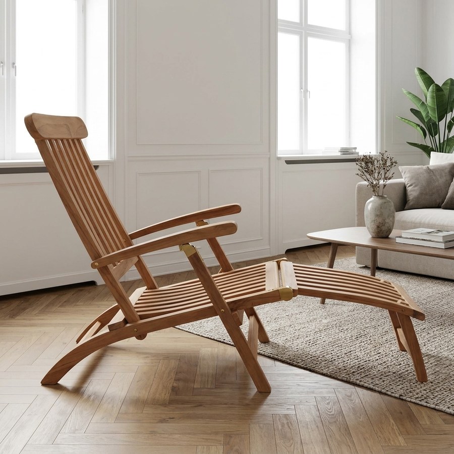 ai-miljoe-2-arrecife-d-kstol-i-teak-fra-house-nordic-l150xb60xh95cm-208114 Arrecife Dækstol i Teak fra House Nordic | L150xB60xH95cm - Billede 2