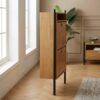 ai-miljoe-2-barco-skoskab-i-egetr-slook-med-sort-metal-stel-fra-house-nordic-b62xd26xh118cm-207042 Barco Skoskab i Egetræslook med Sort Metal Stel fra House Nordic | B62xD26xH118cm - Billede 2