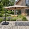 ai-miljoe-2-baza-h-ngeparasol-i-sandfarvet-med-fod-alu-stok-fra-house-nordic-295x295cm-194583 Baza Hængeparasol i Sandfarvet med Fod & Alu Stok fra House Nordic | 295x295cm - Billede 2