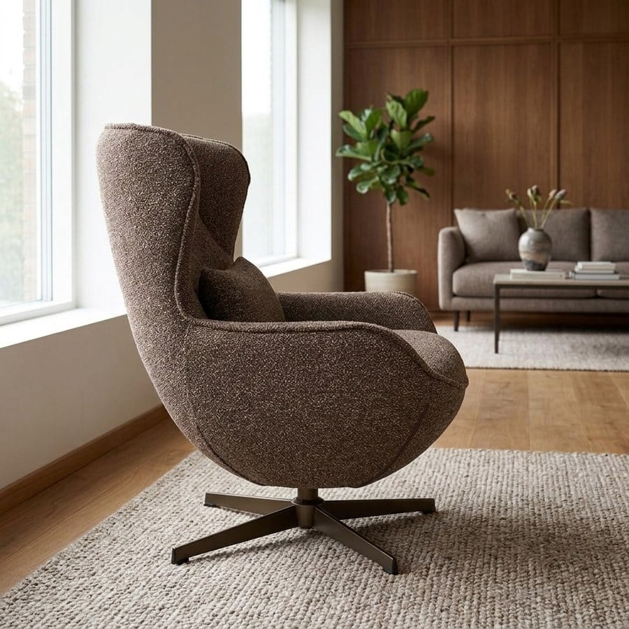 Blenheim Loungestol i Brun fra House Nordic | 76x87.5x90cm - Billede 2