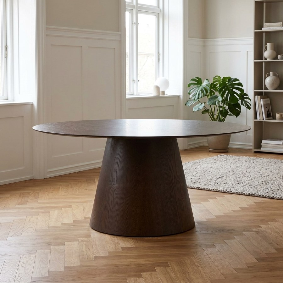 Bolton Spisebord i ægte valnøds Fine fra House Nordic | B90xL160xH75cm. - Billede 2