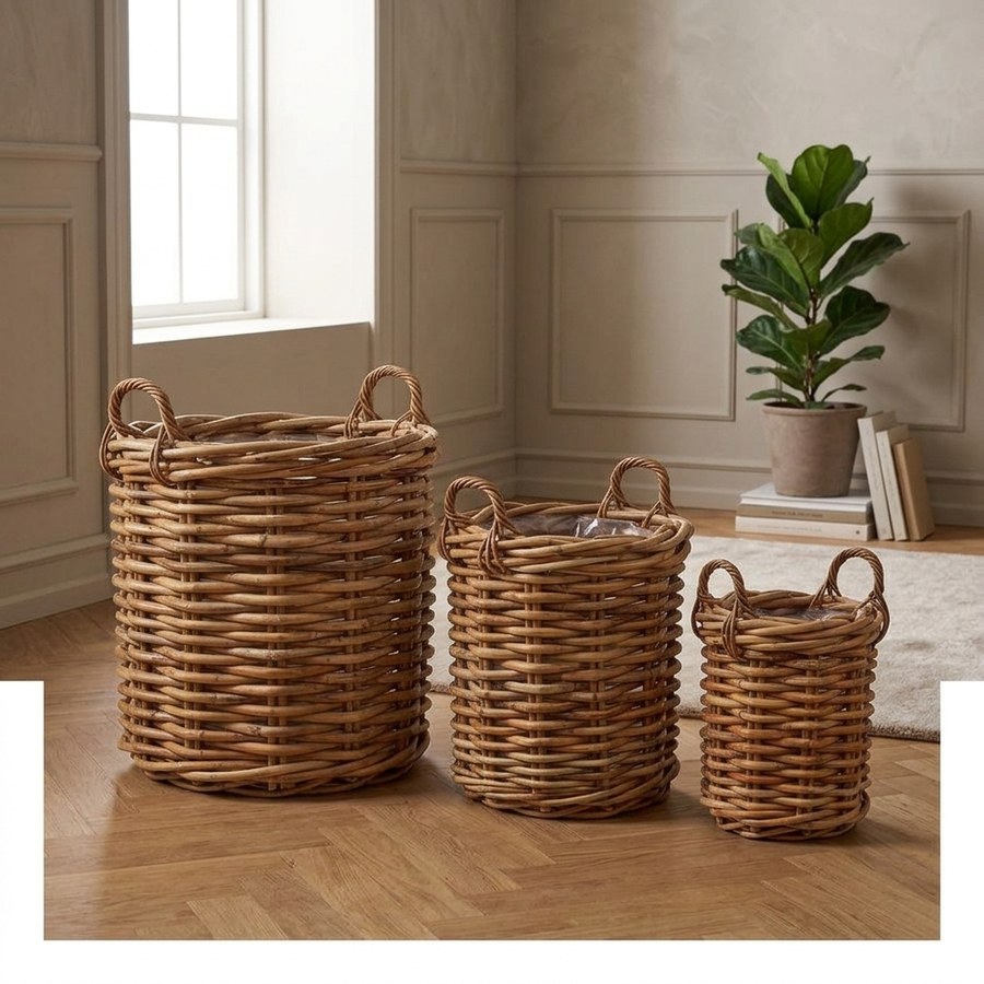 ai-miljoe-2-burton-kurve-af-naturfarvet-rattan-s-t-af-3-fra-house-nordic-38-50-62xh36-43-53cm-194471 Burton Kurve af Naturfarvet Rattan | Sæt af 3 fra House Nordic | Ø38/50/62xH36/43/53cm - Billede 2