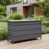 Cassis Hyndeboks i Gråt Aluminium Fra House Nordic | 160x82x85 cm - 650 L - Billede 2