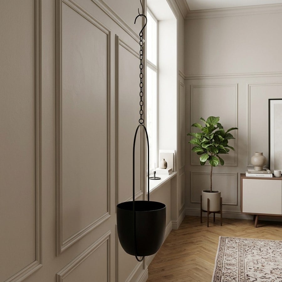 ai-miljoe-2-celle-h-ngende-planteskjuler-i-sort-metal-fra-house-nordic-14-5x15-5x37-5-cm-175312 Celle Hængende Planteskjuler i Sort Metal Fra House Nordic | 14,5x15,5x37,5 cm - Billede 2