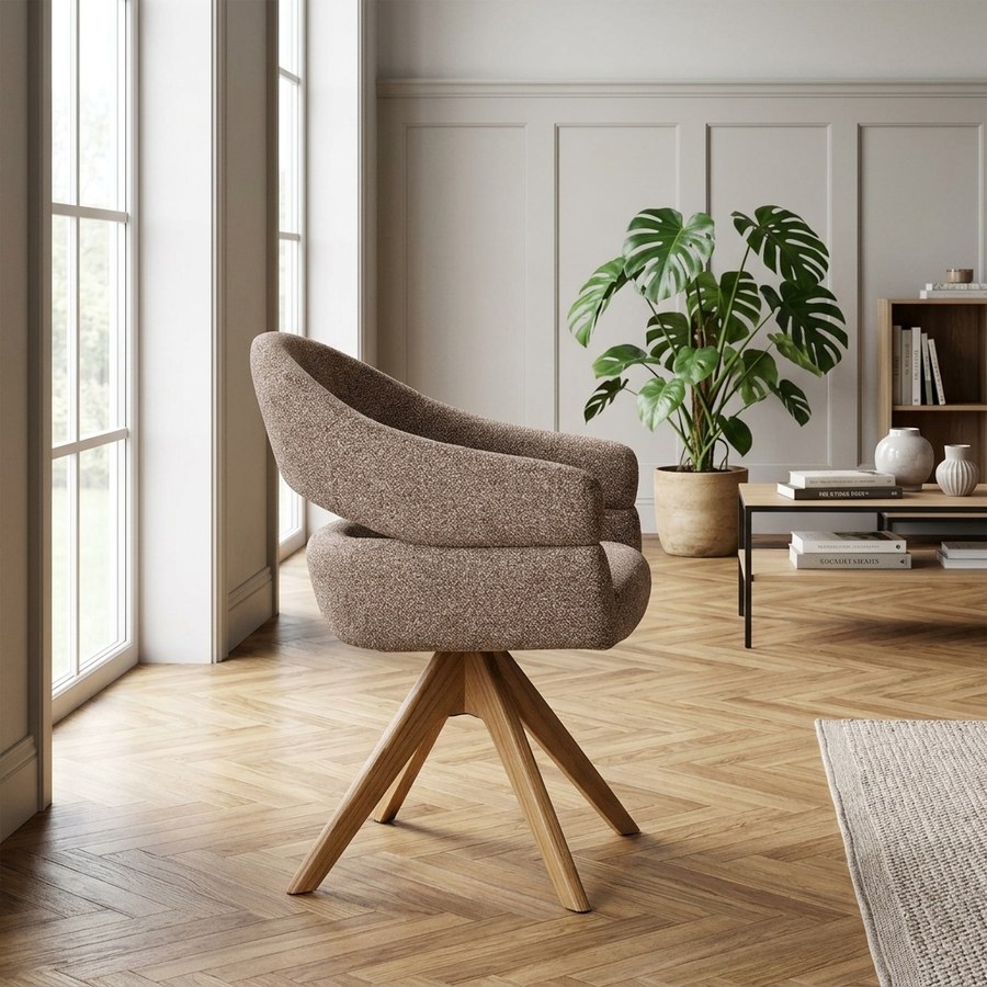 Dover Spisebordsstol i Brun fra House Nordic | 58x61x83cm - Billede 2